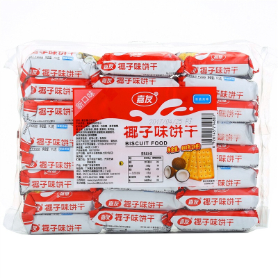 嘉友牛乳餅干椰子味468g